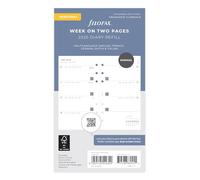Filofax Semaine personnelle minimale sur deux pages 2025
