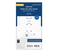 Semaine personnelle sur deux pages 5 langues 2025