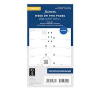 Semaine personnelle sur deux pages en anglais Dimanche début 2025