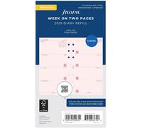 Semaine Personnelle Sur Deux Pages, Rose Anglais 2025