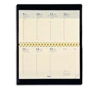 Brepols Accent Agenda Semainier Civil 2019 spiralé, format à l'italienne 90 x 160 mm