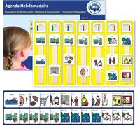 Semainier Calendrier Planning Enfant Educatif ¿ A3 Planificateur Hebdomadaire ¿ Routine Enfant/Emploi Du Temps ¿ Autisme Et Tdah Outil Enfant