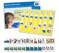 Semainier Calendrier Planning Enfant Educatif A3 Planificateur Hebdomadaire Routine Enfant/Emploi du Temps Autisme et TDAH Outil