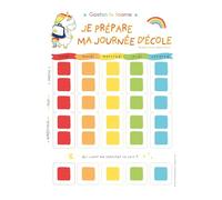 Semainier Gaston la licorne - Je prépare ma journée d'école