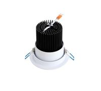 SEMANHUA Downlight 3W, spot de plafond encastré réglable, étanche IP65, panneau lumineux rond,