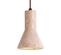 SEMANHUA Industrial Marble Pendant Light Fixture E27 Socket - Adjustable Ceiling Lamp for Living Room, Dining, and Kitchen Island