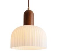 SEMANHUAOZ Lustre de style industriel moderne, suspension créative en verre à grand bol, lampe suspendue au plafond avec base E27, luminaires de décoration for restaurant, bar, café