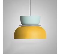 SEMANHUAOZ Plafonnier semi-encastré élégant et créatif, lampe suspendue jaune for évier de cuisine, salle à manger, éclairage de table, base E27(Yellow)