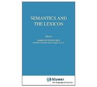 Semantics And The Lexicon