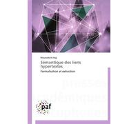 Sémantique des liens hypertextes - AL-HAJJ-M - P.academiques Francophones - broché - Essai