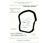 Sémantique Du Discontinu Dans L'allegria D'ungaretti