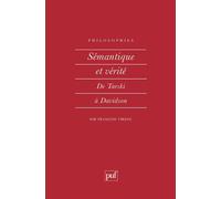 Sémantique et vérité - François Rivenc - Puf - Livre