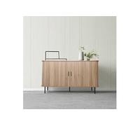 Semarang buffet en bois cannelé à portes coulissantes 140cm
