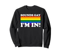 Semble Gay Je suis dans l'arc-en-Ciel DE LA FIERTÉ LGBTQ Sweatshirt