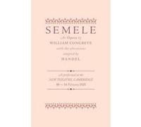 Semele - [Version Originale] William Congreve, George Frideric Handel (Auteur)