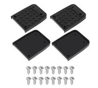 Semelle Anti-Dérapante pour Échasses de Plâtre - 4 Pièces Tapis Anti-Dérapant Trépied - Kit De Remplacement De Semelle Pour Échasses De Plâtrier Avec Vis | Pour Plâtrage, Peinture, Câblage, Et Spectac