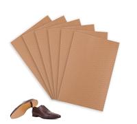 Semelle Antidérapante, JANDH 6 Pièces Semelle Caoutchouc de Reparation, Patin Antiderapant Chaussure avec Autocollant, Muet et Résistant à L'usure, Peut Etre Recadré, pour Semelles de Toutes Tailles