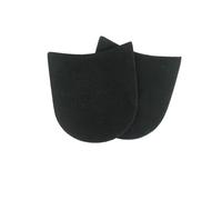 Semelle antidérapante pour chaussures, Semelles en Caoutchouc Autocollantes Multicolore 9,5x9,2cm 3,5mm 2 pcs(Black)
