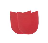 Semelle antidérapante pour chaussures, Semelles en Caoutchouc Autocollantes Multicolore 9,5x9,2cm 3,5mm 2 pcs(Red)