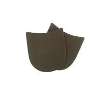 Semelle antidérapante pour chaussures, Semelles en Caoutchouc Autocollantes Multicolore 9,5x9,2cm 3,5mm 2 pcs(Brown)