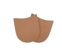Semelle antidérapante pour chaussures, Semelles en Caoutchouc Autocollantes Multicolore 9,5x9,2cm 3,5mm 2 pcs(Beige)