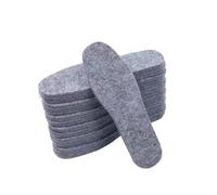 Semelle Chaude Semelles intérieures thermiques en feutre de laine, 5 paires, garde au chaud, absorbant la sueur, semelle intérieure épaisse et chaude, coussinet bottes respirant respectueux peau(40)