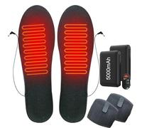Semelle Chauffante avec Batterie Externe Rechargeable, 40-65°C, Taille: 42-47 (36-41)