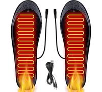 Semelle Chauffante, Semelles Pieds Warmers, Semelle Thermique, USB Electrique Semelles Chauffantes, pour d'hiver, de pêche, de randonnée, de Camping, Taille Peut être coupé et Lavable, Taille 35-45