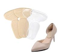 Semelle Chaussure Trop Grande, 2 Paires Auto-adhésif Protège Talon Chaussure Invisible Coussinet Pied Antidérapant Demi Semelle Talon pour Ampoules et du Mal au Pieds