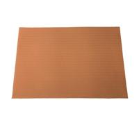 Semelle de chaussure antidérapante résistante à l'usure, coussinet de réparation pour chaussures de sport en cuir décontractées, matériau du tendon de bœuf 58cm x 38cm x 2.2mm (Brun)