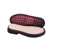 Semelle en caoutchouc décontractée pour femme - Talon élastique antidérapant - Rechange souple et épais - Pour réparation de chaussures (rouge, 40)