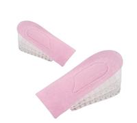 Semelle Grandissante 1 paire de semelles invisibles rehaussantes for femmes et hommes, demi-semelles à 3 couches Air Up Lifts(Pink 5cm)