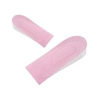 Semelle Grandissante 1 paire de semelles invisibles rehaussantes for femmes et hommes, demi-semelles à 3 couches Air Up Lifts(Pink 2cm)