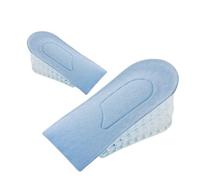 Semelle Grandissante 1 paire de semelles invisibles rehaussantes for femmes et hommes, demi-semelles à 3 couches Air Up Lifts(Blue 5cm)