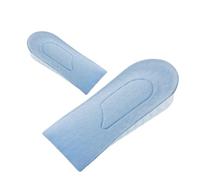 Semelle Grandissante 1 paire de semelles invisibles rehaussantes for femmes et hommes, demi-semelles à 3 couches Air Up Lifts(Blue 2cm)