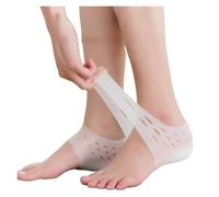 Semelle Grandissante Chaussettes invisibles en silicone for augmenter la taille, coussinets gel for talons, semelles orthopédiques for voûte plantaire(White,2.0CM)