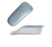Semelle Grandissante Homme Semelle intérieure Invisible augmentant la hauteur de 1.5 à 3.5CM, Support orthopédique de la voûte plantaire, souple, élastique, légère, for hommes et femmes, coussinets de