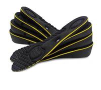 Semelle Grandissante Semelles intérieures invisibles for augmenter la hauteur de 2/3/4/5 Cm, coussins de Massage magnétiques, coupe de hauteur, insertion de talon de chaussure, coussinets de Support