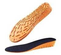 Semelle Grandissante Semelles intérieures invisibles rehaussantes de 1,5 à 3, cm, orange, en mousse mémoire forme, respirantes et confortables(Boost3.5cm,EU41-42(260mm))