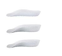 Semelle Grandissante Semelles intérieures invisibles rehaussantes de 3,5 cm for chaussures sport, for hommes et femmes(Light grey-white,2.5cm)