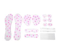 Semelle intérieure de chaussure coussin avant-pied autocollant inserts de talon en gel ensemble de protection de soin des pieds matériau en gel transparent lavable support de