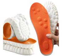 Semelle intérieure de massage confortable, semelles de sport 4D douces à température constante, avec soutien de la voûte plantaire pour homme et femme, soulagement anti-fatigue, course à pied, jogging