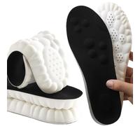 Semelle intérieure de massage confortable, semelles de sport 4D douces à température constante, avec soutien de la voûte plantaire pour homme et femme, soulagement anti-fatigue, course à pied, jogging