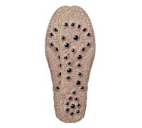 Semelle intérieure de massage magnétique pour la fièvre - Thérapie magnétique - Lin super doux (beige, 37)