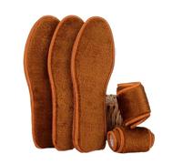 Semelle intérieure d'hiver chaude pour chaussures de neige en peluche épaisse - Semelle de chaussure - Insert thermique - Semelles intérieures pour le sport, la course à pied - Coussinets chauffants
