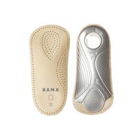 Semelle intérieure en cuir de qualité supérieure BAMA ⅔, semelle intérieure orthopédique de forme anatomique, en cuir véritable, semelles intérieures antidérapantes, unisexe - 1 paire - 41 EUR