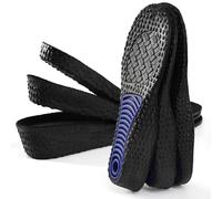 Semelle intérieure pour augmentation de la hauteur - Soutien de la voûte plantaire - Semelles élastiques absorbant les chocs - Semelles élévatrices pour homme et femme (3,5 cm, noir, homme 40 à 42)