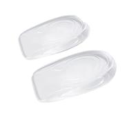 Semelle intérieure surélevée pour homme et femme - Gel de silicone invisible - Talon de croissance de 1,5 à 3,5 cm - Semelles de levage (femme 1 cm)