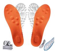 Semelle intérieure thermostatique confortable en forme de U, semelles de massage pour soulager l'épine calcanéenne et la fasciite plantaire, semelles intérieures de soutien de la voûte plantaire