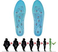 Semelle Magnetique, 1 Paire de Semelles Acupression, Semelles Magnétiques Pour Homme et Femme, Semelle Gel Réflexologie Et D'acupression, Soins de Santé Des Pieds pour La Fasciite Plantaire (35-40)